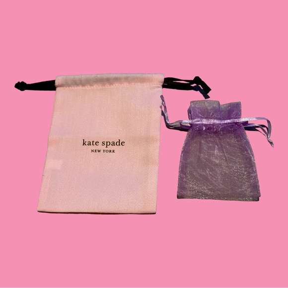 Brand New - Kate Spade earrings with KS carry bag - Picture 2 of 2